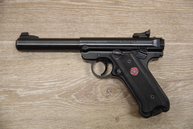 S/H RUGER MARK IV TARGET SEMI AUTO PISTOL .22LR (FP333) 