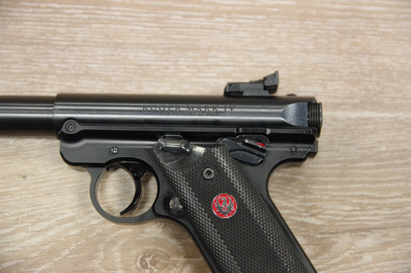 S/H RUGER MARK IV TARGET SEMI AUTO PISTOL .22LR (FP333) 
