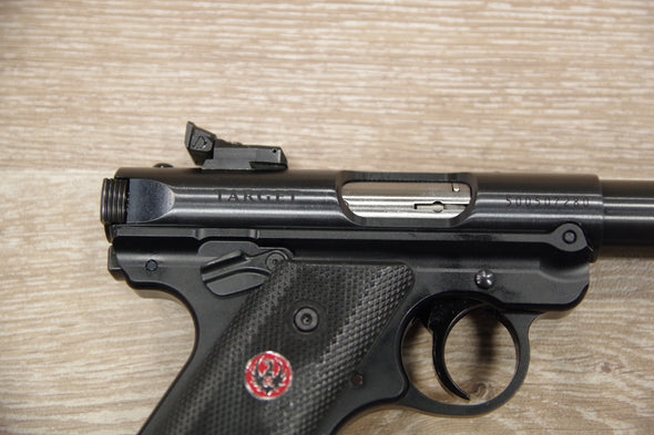S/H RUGER MARK IV TARGET SEMI AUTO PISTOL .22LR (FP333) 