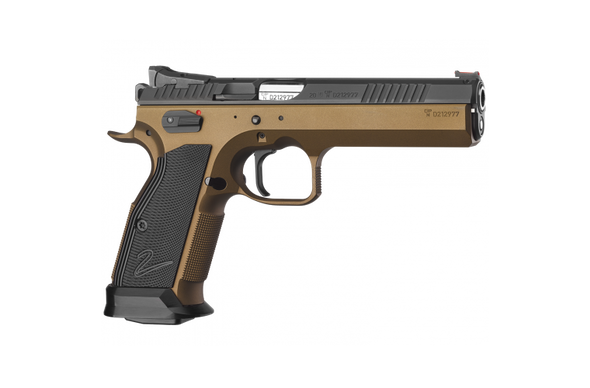 CZ TS 2 9MM DEEP BRONZE 134MM 2 S/MAGS 10RND MAG