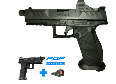 WALTHER PDP FULL SIZE PRO 9MM PISTOL - WITH HOLOSUN SCS PDP GREEN