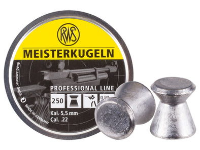 RWS MEISTERKUGELN .22 RIFLE 14.0GR (250PK)