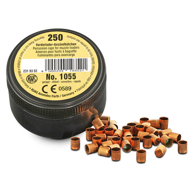 RWS PERCUSSION CAPS 1055 LONG NO.10 (250PK)
