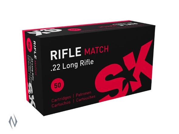 SK 22LR 40GR RIFLE MATCH 1073FPS (500PK)
