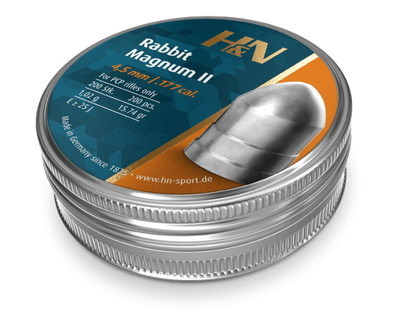 H&N RABBIT MAGNUM II .177 PELLETS 15.74GR (200PK)