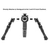 LEAPERS UTG RECON FLEX BIPOD - M-LOK [HT:5.7" - 8.0"]