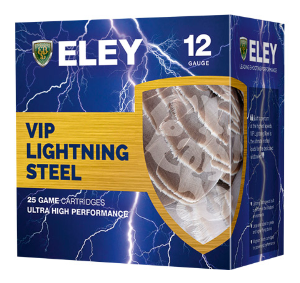 ELEY 12G VIP STEEL HP LIGHTNING 3" 36GR #3 1410FPS