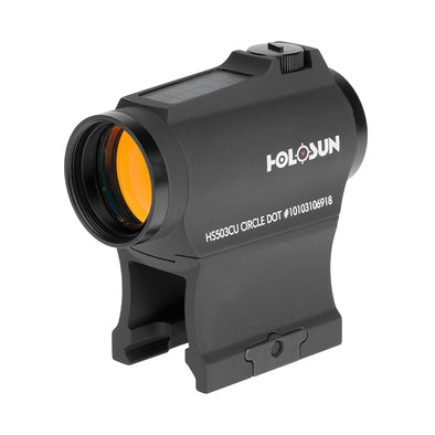 HOLOSUN HS503CU COMPACT RED DOT SIGHT 2 MOA DOT / 65 MOA CIRCLE - SOLAR - BATTERY