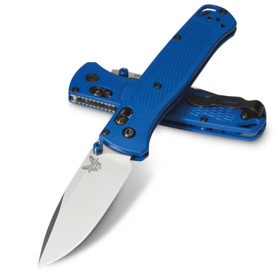 BENCHMADE BUGOUT 2020 AXIS FOLDING KNIFE (NEW) - BLUE