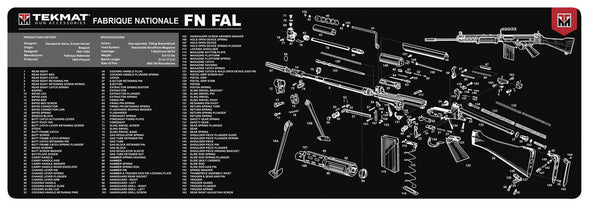 TEKMAT GUN CLEANING MAT - FN FAL