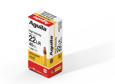 AGUILA 22LR HIGH VELOCITY 40GR 1255FPS (50PK)