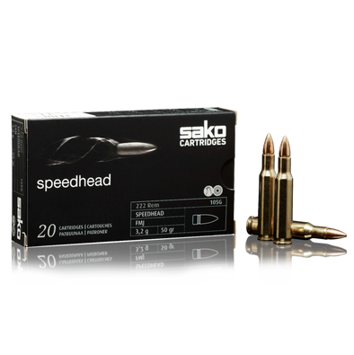 SAKO 222 50GR SPEEDHEAD FMJ (50PK)