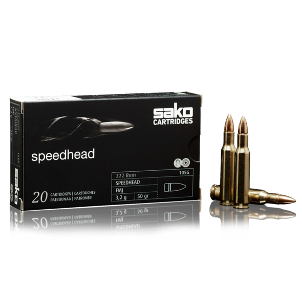 SAKO 222 50GR SPEEDHEAD FMJ (50PK)