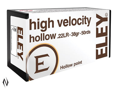 ELEY 22LR HIGH VELOCITY HP 1250FPS (50PK)