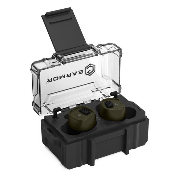 EARMOR M20T BLUETOOTH ELECTRONIC EARPLUGS - TACTICAL [CLR:FOLIAGE GREEN]