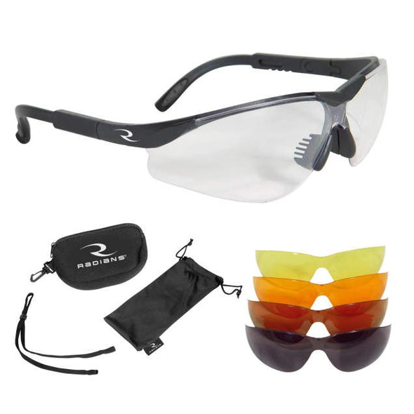 RADIANS T85 SHOOTING GLASSES 5 LENS SET