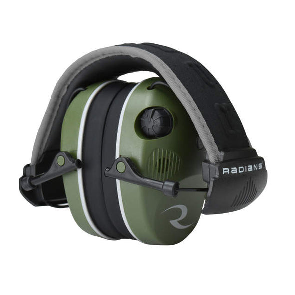 RADIANS R3400 QUAD MIC STERIO JACK EARMUFFS [CLR:GREEN]