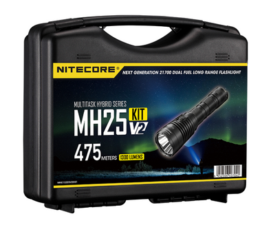 NITECORE MH25-V2 1300 LUMEN LED TORCH HUNTING KIT