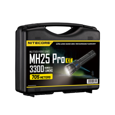 NITECORE MH25-PRO 3300 LUMEN LED TORCH HUNTING KIT