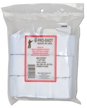 PRO SHOT PATCHES [SZ:30 - 338 CAL QTY:500 PACK]
