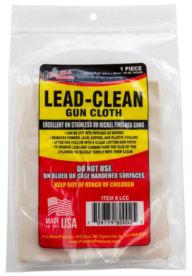 PRO SHOT LEAD CLEAN GUN CLOTH