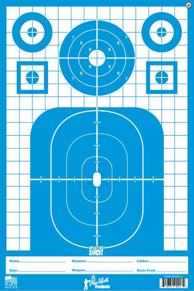 PRO SHOT TAC PRECISION PAPER TARGET (8PK)