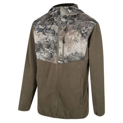 RIDGELINE MENS ASCENT HALFSHELL JACKET [CLR:EXCAPE CAMO / BEECH SZ:X-LARGE]