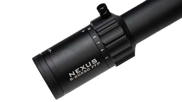 ELEMENT OPTICS NEXUS 5-20X50 FFP [RET:APR-1C MRAD]