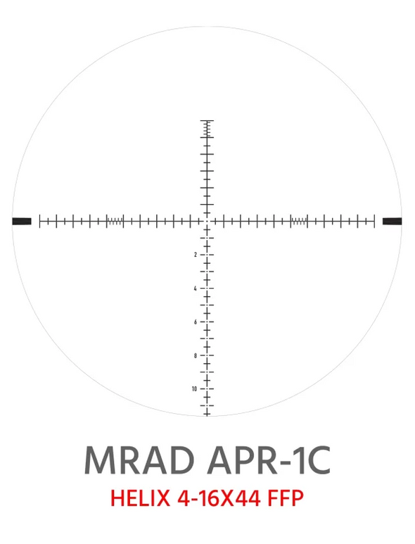 ELEMENT OPTICS HELIX 4-16X44 FFP [RET:APR-1C MRAD]