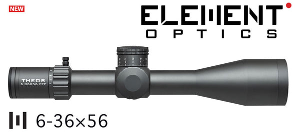 ELEMENT OPTICS THEOS 6-36X56 FFP [RET:APR-2D MRAD]