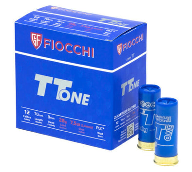 FIOCCHI 12G TT ONE 28GR #7.5 1300 FPS (250 SLAB)