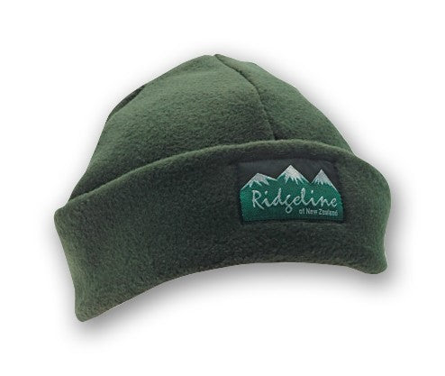 RIDGELINE POLAR FLEECE BEANIE - YOUTH [CLR:OLIVE]