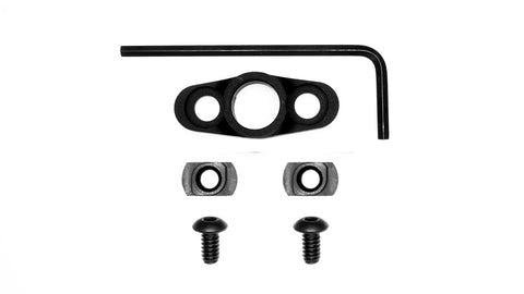 GROVTEC FLANGED QD (PUSH BUTTON) BASE MOUNT (M-LOK) - NON ROTATING