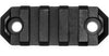 GROVTEC M-LOK ALUMINIUM PICATINNY RAIL - BLACK [SZ:5 SLOT]