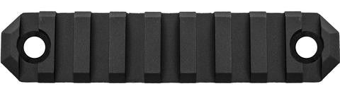 GROVTEC M-LOK ALUMINIUM PICATINNY RAIL - BLACK [SZ:9 SLOT]