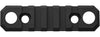 GROVTEC M-LOK ALUMINIUM PICATINNY RAIL - BLACK [SZ:5 SLOT - WITH QD]