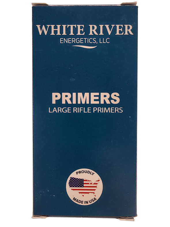 WHITE RIVER ENERGETICS PRIMER - LARGE RIFLE (1000PK)
