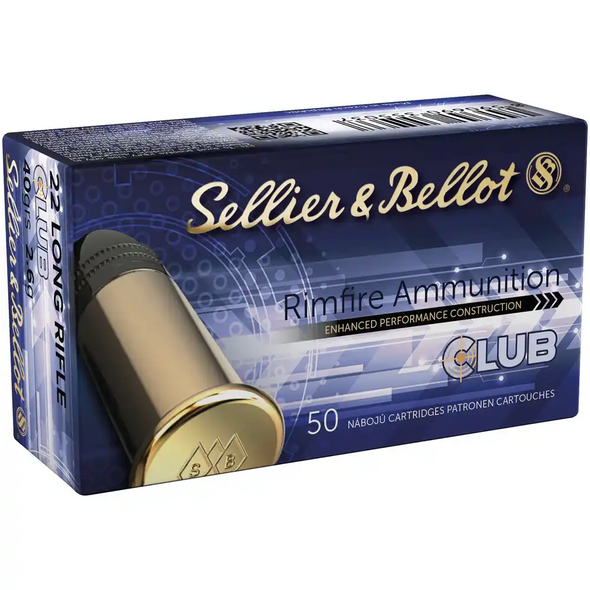 SELLIER & BELLOT 22 LR 40GR CLUB LRN 1066FPS (50PK)