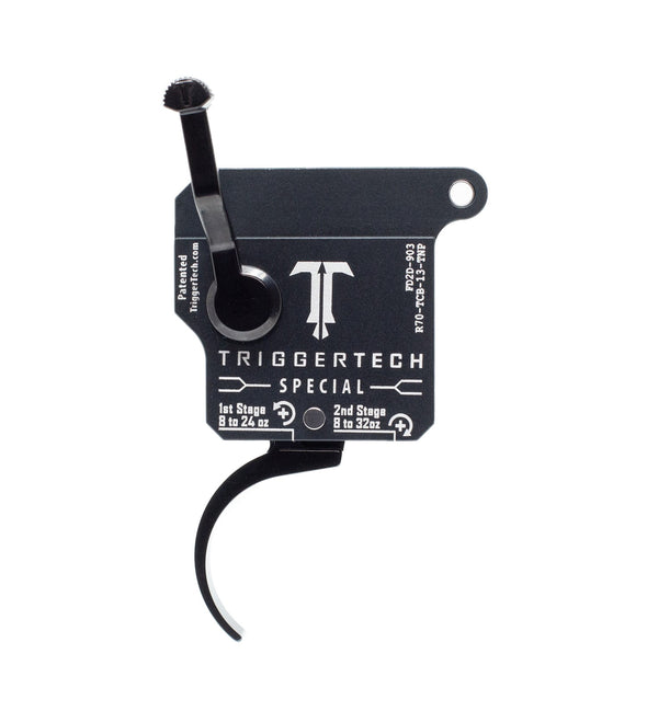 TRIGGERTECH SPECIAL TWO STAGE [TYPE:REM 700 CLONE SHP:PRO CURVED SHOE, BLACK]