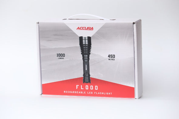 ACCURA LED TORCH 1000lm (FLOOD)