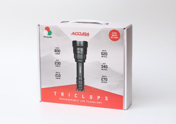 ACCURA LED TORCH 800lm (TRICLOPS)