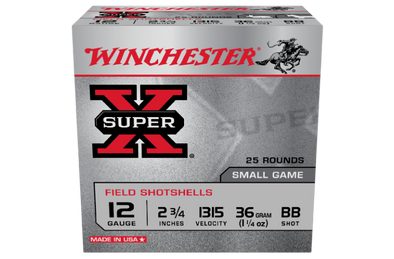 WINCHESTER 12G (BB) 36G SUPER X FIELD SHOTSHELL