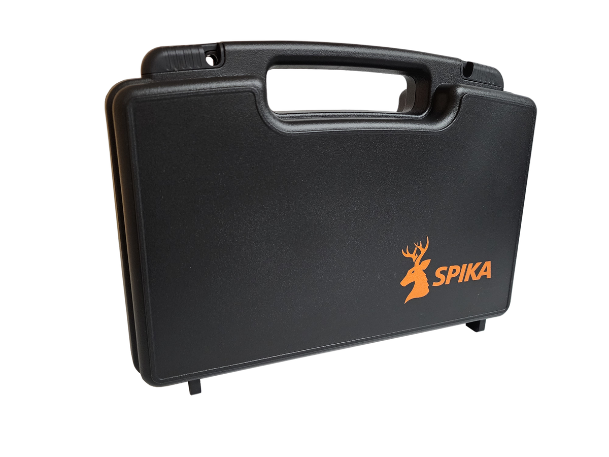 SPIKA DOUBLE PISTOL CASE PLASTIC THE ADELAIDE GUN SHOP PTY LTD